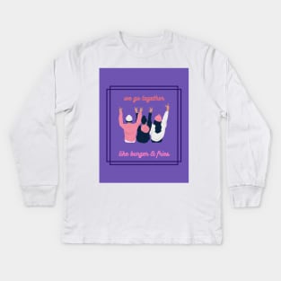 Friends forever Kids Long Sleeve T-Shirt